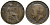 Великобритания 1 фартинг 1917 Георг V (1910-1936), темная отделка KM 808.1, Spink 4059 бронза 08-1035