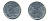 Бразилия 5 крузейро 1990 фермер KM 618.1 нержавеющая сталь aUNC 93-656