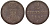Ганновер 2 пфеннига 1842 A, Эрнст Август (1837-1851) KM 174.1, AKS 122, J. 55 медь 75-1726