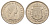Великобритания 1/2 кроны 1954 Елизавета II (1952-2022) KM 907, Spink 4145 медно-никель UNC 51-1426