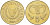 КИПР 5 ЦЕНТОВ 2001 KM 55.3 никель латунь UNC 4539-922