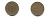 ФРГ 1 ПФЕННИГ 1950 F KM 105, J.380 сталь плакированная медью 176-654