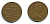 Великобритания 2 пенса 1971 Елизавета II (1952-2022) КМ 916, Spink 4235 (C1) бронза 4110-556