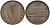 Ирландия 1/2 пенни 1953 свинья с поросятами KM 10 бронза 4146-544