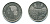 Аргентина 2 песо 2002 Мария Эва Дуарте де Перон KM 135 медно-никель UNC 37-731