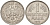 ФРГ 1 марка 1956 D KM 110, J.385 медно-никель    4153-525
