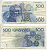 Бельгия 500 франков ND (1982-1998) Константин Менье, подписи van Droogenbroeck, Verplaetse Pick 143 a (6) бумага 6299-18-3-1