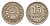 Монголия 15 мунгу (менге) 1945 (35), год-тип KM 19 медно-никель 46-2446