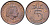 Нидерланды 5 центов 1980 Юлиана (1948-1980) KM 181 бронза UNC 4606-1023