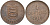 Гернси 4 дабла (дубля) 1918 Н, Георг V (1910-1936) KM 13 бронза 4582-1114