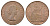 Великобритания 1 пенни 1967 Елизавета II (1952-2022) KM 897, Spink 4157 бронза aUNC 4661-1025