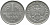 ФРГ 1 МАРКА 1962 F KM 110, J. 385 медно-никель 113-147