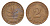 ФРГ 2 пфеннига 1950 J KM 106, J. 381 бронза 4594-512