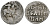 ВЕЛИКОЕ КНЯЖЕСТВО МОСКОВСКОЕ ДЕНГА 1535 - 1547 ИВАН IV ВАСИЛЬЕВИЧ, МОСКОВСКИЙ МОНЕТНЫЙ ДВОР, 0,34 ГР ГиК №43 серебро 262-861