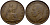 Великобритания 1 пенни 1946 Георг VI (1936-1952) KM 845, Spink 4114 бронза 4394-821