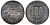Конго 100 франков 1971 пробный выпуск, ESSAI KM E3 никель UNC 3711-212