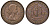 Великобритания 1/2 пенни 1960 Елизавета II (1952-2022) KM 896, Spink 4158 бронза 4122-827