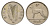 Ирландия 6 пенсов 1955 собака, ирландский волкодав KM 13a медно-никель 4690-334