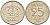 Швеция 25 эре 1960 Густав VI Адольф (1950-1973) KM 824 серебро 4585-462