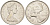 Канада 25 центов 1969 Елизавета II (1952-2022), олень KM 62 b никель4595-637