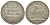Брауншвейг-Вольфенбюттель 1/6 талера 1764 IDE, вес 5,12 гр. KM 971 серебро 00-00