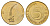 Словения 5 толаров 2000 KM 6 латунь UNC 4402-511