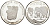 Конго 1000 франков 1993 серия охрана природы, слоны KM 13 серебро PROOF 04-318-44