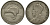Новая Зеландия 1 флорин 1934 Георг V (1910-1936), птичка киви KM 4 серебро 272-1314