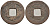Китай 1 кэш ND (XVII-XX век) 3,4 гр бронза 4610-112