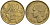 Франция 20 франков 1950 B, петух KM 917.1 алюминиевая бронза 4142-1236