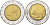 Италия 500 лир 1990 R, Квиринальский дворец в Риме KM 111 биметалл UNC 76-1046