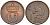 Норвегия 1 эре 1963 БЕЛКА, Улаф V KM 403 бронза 4564-818