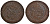 Швеция 1 эре 1646 Кристина (1632-1654), диаметр 47 мм, вес 51,58 гр, увеличенный вес, монетный двор Авеста KM 162.2 медь 1082-10-31