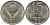СССР 15 копеек 1991 ММД, буква "М" KM 131, Федорин 169 медь никель цинк UNC 51-711
