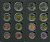 Бельгия евронабор из 8 монет 1999-2003 в капсулах UNC 5-4-1-43