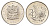 ЮАР 20 центов 1970 тираж 10.000 экземпляров KM 86 никель PROOF 4622-546