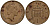 Великобритания 1 пенни 1987 Елизавета II (1952-2022) KM 935, Spink 4381 (B3) бронза 4154-969