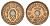Дания 5 эре 1928 N, Кристиан X (1912-1947) KM 828 бронза 4700-822