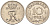 Дания 10 эре 1967 C; S, Фредерик IX (1947-1972) KM 849.1 медно-никель 4564-844