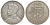 Фиджи 1 флорин 1934 Георг V (1910-1936), герб Фиджи KM 5 серебро    91-1125