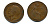 Великобритания 1 пенни 1920 Георг V (1910-1936) КМ 810, Spink 4051 бронза 47-325