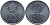 Дания 2 эре 1971 C; S, Фредерик IX (1947-1972) KM 840.2 цинк 86-1435