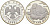 Россия 1 рубль 1998 СПМД, лаптевский морж KM 629 серебро PROOF 1074-2-52