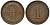 ГЕРМАНИЯ 1 РЕНТЕНПФЕННИГ 1923 F KM 30, J. 306 бронза 72-1121