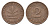 ФРГ 2 пфеннига 1950 D KM 106, J. 381 бронза 4685-329