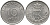 ДАНИЯ 10 ЭРЕ 1958 C; S, ФРЕДЕРИК IX (1947-1972) KM 841.2 медно-никель 100-731