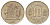Исландия 10 крон 1967 KM 15 медно-никель UNC 4666-915