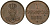 Ганновер 1 пфенниг 1851 B, Эрнст Август (1837-1851) KM 201.1, AKS 129, J. 74 медь 4608-1121