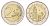 Литва 2 евро 2017 Вильнюс KM 228 биметалл UNC 4654-1136