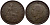 Великобритания 1/2 пенни 1933 Георг V (1910-1936) KM 837, Spink 4058 бронза 259-442